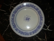 Старинная тарелка для второго ПЛЮЩ №1, фарфор, КОУПЛЕНД(Сopeland),Англия, 1860-70гг