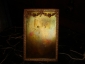 Старинная настольная рамка для фото ГИРЛЯНДА, в стиле АМПИР, золоченая бронза, 19в. высота-18см - вид 1