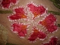 Старинный дамский шарф МАКИ, кружево,шелковая аппликация,вышивка, Россия к19-н20вв. Мода МОДЕРНА - вид 3
