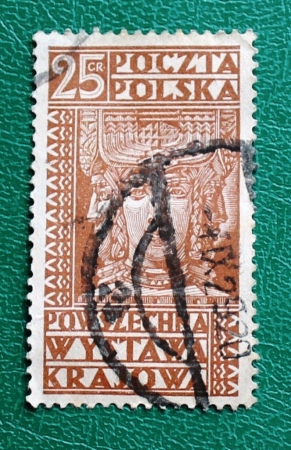 Польша 1928 Святовит бог плодородия Sc#261 Used