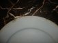 Старинная ТАРЕЛКА с МОНОГРАММОЙ, фарфор париан,клеймо 1875г. PATENT Samuel Alcock&Co,Англия  - вид 3