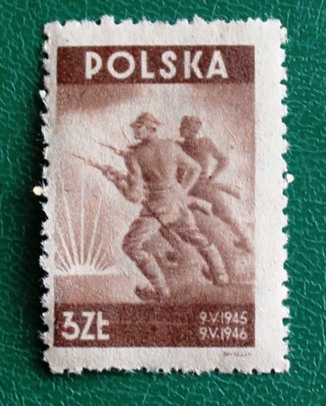 Польша 1946 Годовщина Победы  Sc#390 MNH