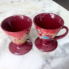 2 две чашечки чашки кружки для чая кофе церемонии чайная пара