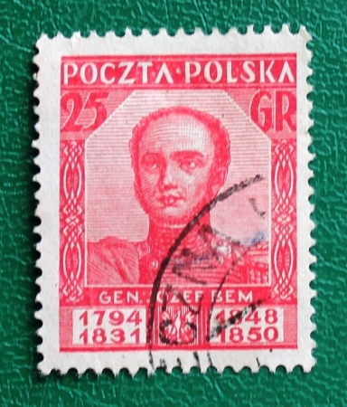 Польша 1928 Генерал Йозеф Бем Sc#256 Used