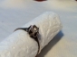 Кольцо серебро с фианитом СССР размер 17 серебро 875 клеймо серп и молот со звездой - вид 1