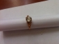 Кольцо перстень с Корундом золото 583 пробы СССР с пломбой 2.68 грамм Новое размер 17,5-18 - вид 1