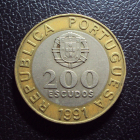 Португалия 200 эскудо 1991 год.