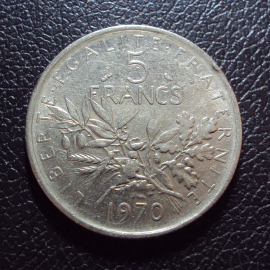 Франция 5 франков 1970 год.