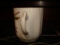 Старинная кофейная чашка ВЕТКА САКУРЫ, фарфор,роспись, Кузнецов без клейма, с дефектами  - вид 5