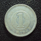 Япония 1 йена 1989 год.