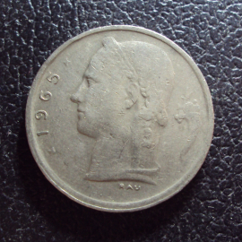 Бельгия 1 франк 1965 год belgique.