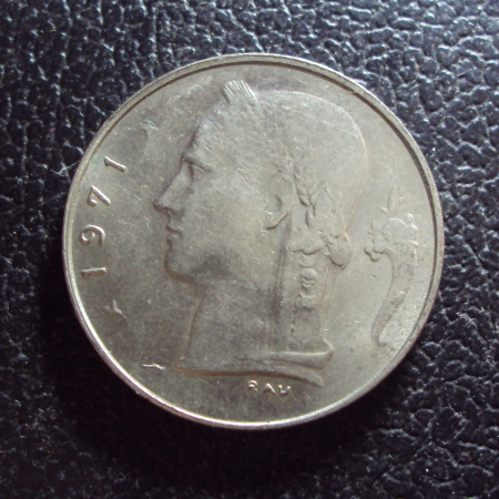 Бельгия 1 франк 1971 год belgique.