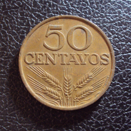 Португалия 50 сентаво 1977 год.