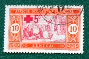Сенегал 1915 Стандарт Sc#В1 Used