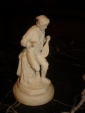 Старин.миниатюра ИТАЛЬЯНЕЦ с МАНДОЛИНОЙ,фарфор, по модели ШПИСА,ИФЗ,1869г формовщик Тычагин - вид 2