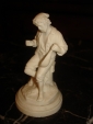 Старин.миниатюра ИТАЛЬЯНЕЦ с МАНДОЛИНОЙ,фарфор, по модели ШПИСА,ИФЗ,1869г формовщик Тычагин - вид 3