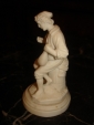 Старин.миниатюра ИТАЛЬЯНЕЦ с МАНДОЛИНОЙ,фарфор, по модели ШПИСА,ИФЗ,1869г формовщик Тычагин - вид 5