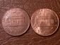 1 цент 1988 год, 2 шт. (два монетных двора) США _214_ - вид 1