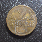 Польша 2 гроша 1936 год.