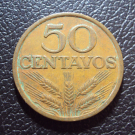 Португалия 50 сентаво 1974 год.