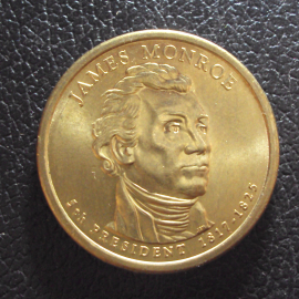США 1 доллар 2008 p год Джеймс Монро 5-й.