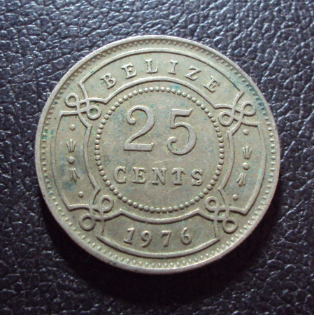 Белиз 25 центов 1976 год.