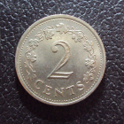 Мальта 2 цента 1972 год.