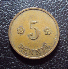 Финляндия 5 пенни 1935 год.