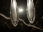 Старинные ВИЛКИ в стиле АМПИР (2 штуки) ,рельефный декор, серебрение, клеймо SCHWERTER SILBER - вид 3