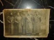 Старинный групповой портрет. Первая Мировая Война(ПМВ).ПОЛЬША. ВОЕННОПЛЕННЫЕ. 