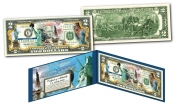 Банкнота 2 доллара США Статуя Свободы 130 лет,2016г