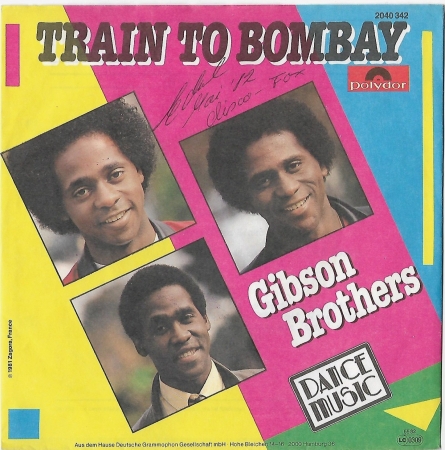 Gibson Brothers "Train To Bombay" 1982 Single  Promo!