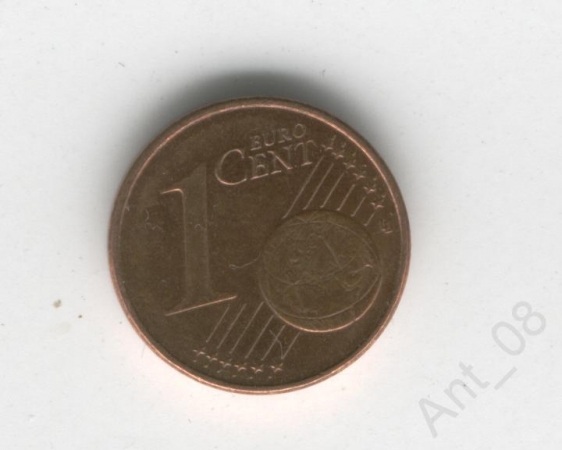 1 Евро Цент F 2004 ГЕРМАНИЯ