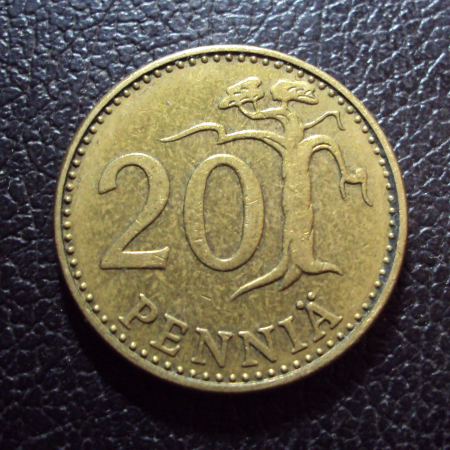 Финляндия 20 пенни 1971 год.