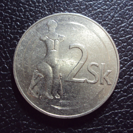 Словакия 2 кроны 1993 год.
