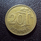 Финляндия 20 пенни 1976 год.