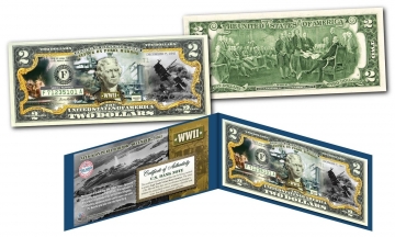 Банкнота 2 доллара США,Перл-Харбор