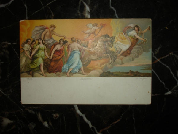 Старинная открытка.ГВИДО РЕНИ. АВРОРА(римская мифология) 