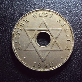 Британская Западная Африка 1 пенни 1940 h год.