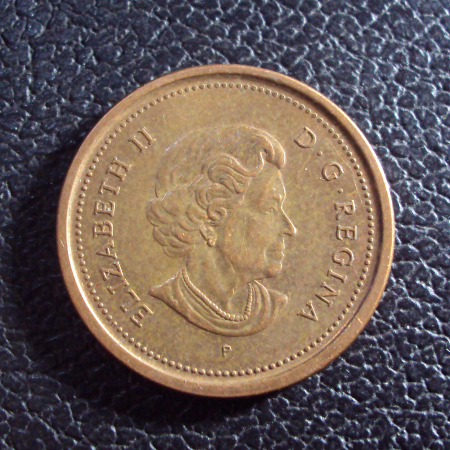 Канада 1 цент 2003 год магнит.