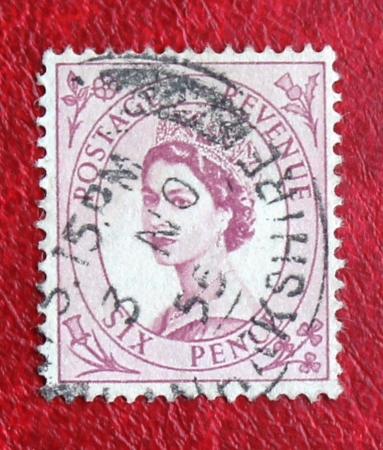 Великобритания 1959 королева Елизавета II Sc#362 Used