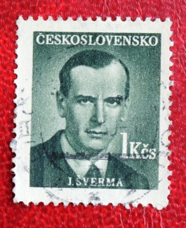 Чехословакия 1949 Ян Шверма  Sc#376 Used