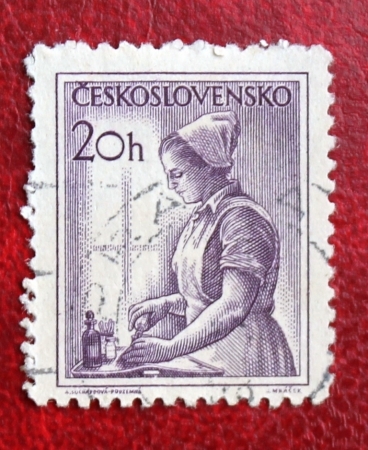 Чехословакия 1954 Медсестра Sс#646 Used