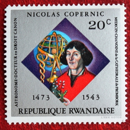 Руанда 1973 Николай Коперник Sс# 565 MNH