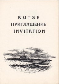 Приглашение на выставку экслибриса Таллин 1985
