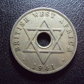 Британская Западная Африка 1 пенни 1941 год.