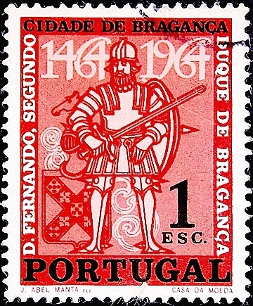 Португалия 1965 год . Фердинанд 1-й , Герцег Браганза (1430-1483) .