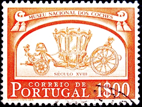 Португалия 1952 год . Национальный музей . Карета - XVIII век .