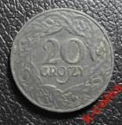 Польша Германская оккупация 20 грошей 1923 год.