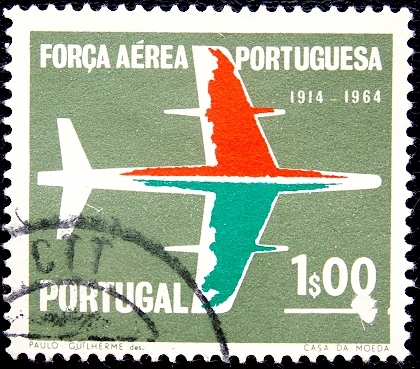  Португалия 1965 год . ВВС Португалии- 50 лет .